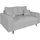 s-style möbel 2-SITZER-SOFA Sigurd Hellgrau Chenille