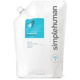 simplehuman Flüssig-Handseife parfümfrei Nachfüllbeutel, (1000 ml