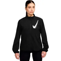 Nike Damen Swoosh Dri-Fit Laufjacke schwarz