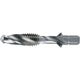 Ruko Kombi-Maschinengewindebohrer-Bit"Kurz" M 4 HSS