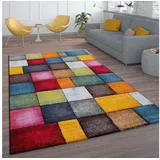 Paco Home Smaragd 753 Kurzflorteppich 60 x 110 cm bunt