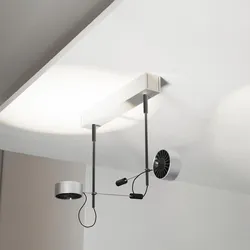 Absolut Lighting Absolut LED 2-flammig Deckenleuchte silber