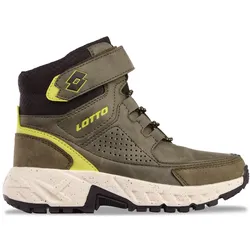 Winterboots LOTTO, Gr. 37, grün (olive, lime), Synthetik, Kunstfaser, sportlich, Schuhe, - mit reflektierenden Details