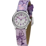 JACQUES FAREL HCC 435 34,5 mm Edelstahlgehäuse Lila Lederarmband onesize