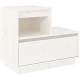 vidaXL Nachtschrank 2 Stk. 60 x 34 x 51 cm Weiß