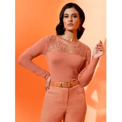 creation L Strickpullover »Lyocell-Mix-Pullover« Creation L papaya 36