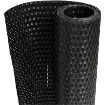 vidaXL Balkonverkleidung 300 x 90 cm Schwarz Rattan