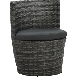 vidaXL Bistro-Set 3-tlg. Grau