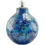 X4-LIFE LED-Mosaik-Kugel in Grün-Blau mit E27-Fassung