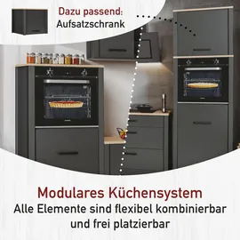 Interlink Küchenzeile Veneto 300 cm grau