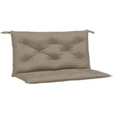 vidaXL Gartenbank-Auflagen 2 Stk. Taupe 100x50x7 cm Oxford-Gewebe