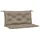 vidaXL Gartenbank-Auflagen 2 Stk. Taupe 100x50x7 cm Oxford-Gewebe