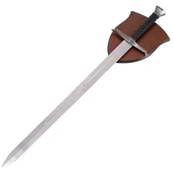 Templer Schwert mit Wandhalterung und Gravuren
