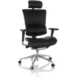 HJH Office Bürostuhl ERGO-U2 L Leder mit Armlehnen höhenverstellbar,