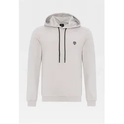 Kapuzensweatshirt MOROTAI "MOROTAI Herren Morotai Active Dry Hoodie", Herren, Gr. M, grau (light grau), 95% Baumwolle, 5% Elasthan, Langarm, Sweatshirts