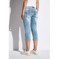 STREET ONE Damen, A378561 3/4 Jeans, mit Glitzer-Detail, Medium