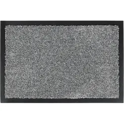 Fußmatte ASTRA "Calcite", grau, B:80cm H:10mm L:120cm, Kunstfaser, Teppiche, Türmatte, Sauberlaufmatte, rutschfest, meliert, nimmt Schmutz auf