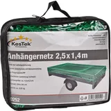 Kestek - Anhängernetz Gepäcknetz Abdecknetz 1,4 X 2,5 M Grün Zur Ladungssicherung
