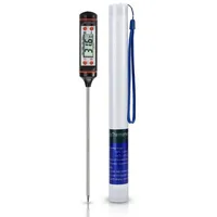 Intirilife Thermometer in SCHWARZ - Elektronisches Thermometer zum Messen