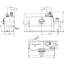 Grundfos Sololift2 WC-1 Kleinhebeanlage