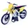 NewRay 1:12 Japan Dirt Bike Motorrad gelb/bronze 1:12