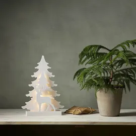 Star Trading 3D Weihnachtsleuchte Grandy 41 cm weiß