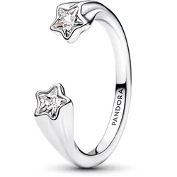 Pandora 193582C01 Damen-Ring Sternschnuppen Silber, 52/16,6