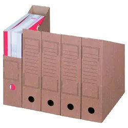 VEPATIM 20x Archiv-Stehsammler 260x75x315m braun