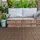 ECD Germany WPC Terrassenfliesen Dunkelbraun 30 x 30 cm 55 St.