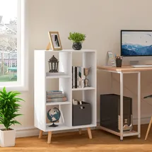 Woltu Bücherregal 60 x 95 x 30 cm Weiß