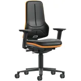 bimos Arbeitsstuhl XXL Kunstleder Orange
