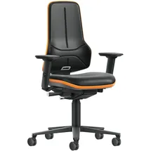 bimos Arbeitsstuhl XXL Kunstleder Orange