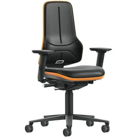 bimos Arbeitsstuhl XXL Kunstleder Orange