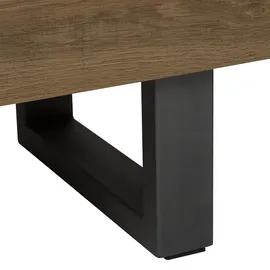 Beliani Schrank Timber Dunkelbraun