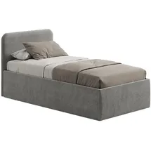 home collective Polsterbett 100 x 200 cm Grau