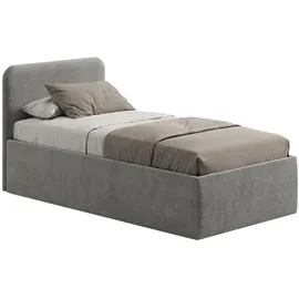home collective Polsterbett 100 x 200 cm Grau