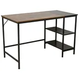 CLP Schreibtisch Ocala schwarz/braun