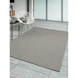 the carpet »Mistra«, rechteckig, 1 mm Höhe, moderner robuster In und Outdoor Teppich grau 200 cm