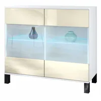 Vladon Kommode, Creme, 92.5x84.5x35 cm, Wohnzimmer, Kommoden & Sideboards,