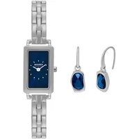 Skagen Damen Analog Quarz Uhr mit Edelstahl Armband SKW1157SET