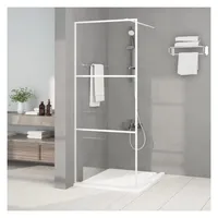 vidaXL Duschwand für begehbare Dusche 80 x 195 cm ESG-Klarglas