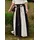 Battle-Merchant Mittelalterlicher Rock Damen Schwarz/Natur XXL