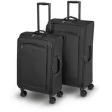 Topmove TOPMOVE® Kofferset, Softcase, 62 l und 96 l inkl. Rollen mit Zahlenschloss
