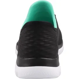 SKECHERS Summits - Diamond Dream blackmesh turquoise purple trim 40