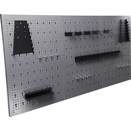 Ondis24 Werkbank, 2x Werstattschrank, 2x Lochwand
