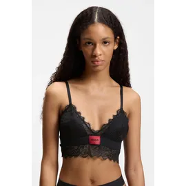 Hugo BH mit Label-Detail, Black, XS