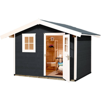 weka Gartenhaus 123 3,01 x 2,35 m anthrazit