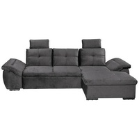 Stella Trading Ecksofa Grau - 275x170 cm