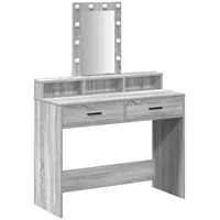VidaXL Schminktisch mit Speicher Grau 100 x 41 x