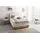 otto home Boxspringbett OTTO HOME "JENNA in verschiedenen Farben und Breiten erhältlich", beige (sabbia), B:164cm L:216cm, Komplettbetten, Boxspringbett, LED-Beleuchtung, mit zertifizierten, recycelten Bezugsstoffen